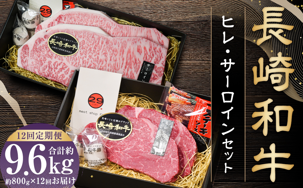 長崎和牛 ヒレ・サーロインセット