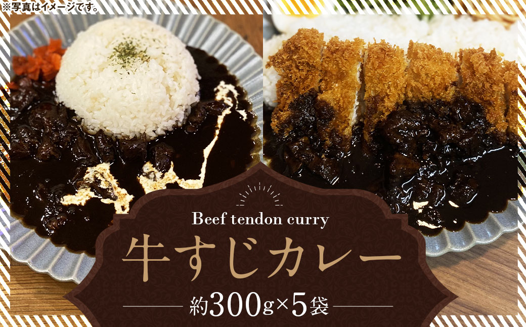 牛すじカレー 冷凍 パック 約300g×5
