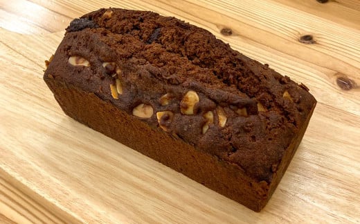 しっとり食感のパウンドケーキ 【ココアとオレンジピール】 1本