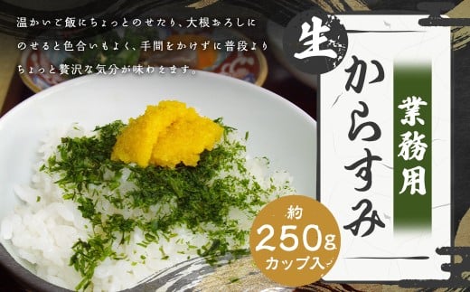 【発祥の味】生からすみ業務用 250g カップ入り