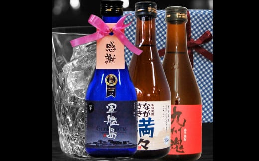 長崎いも焼酎のみくらべ ミニボトル箱入 包装 3本 セット