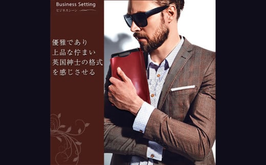 本革 電卓 ケース CASIO CALCULATOR S100 専用 WINE RED