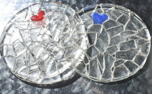 長崎石畳ガラス皿 (小) プレート コースター