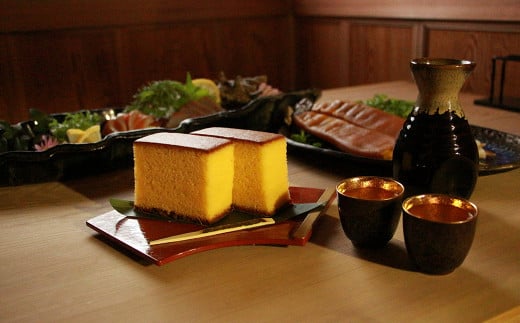 五三焼きカステラ・としもりさんのバターカステラセット