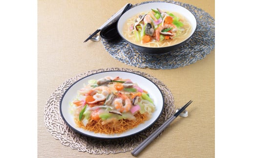 【全3回定期便】長崎ちゃんぽん・皿うどん揚麺 各5人前