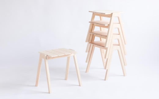 MINAZUKI STOOL  ヒノキ (3脚)