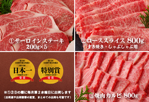 [B112p］《定期便》長崎和牛お楽しみ便【希望週に3回お届け】