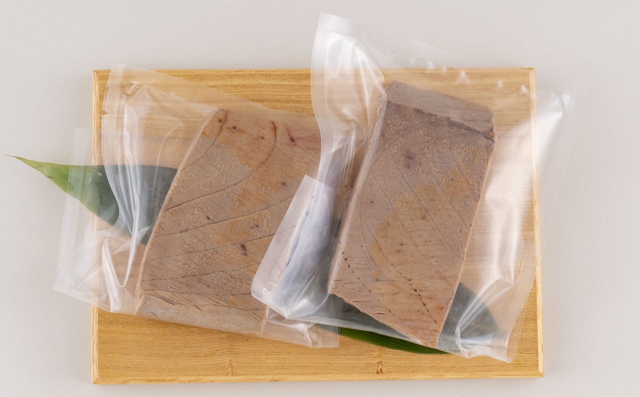 [A378p］稀少!天然まぐろあご出汁煮きり醤油漬け