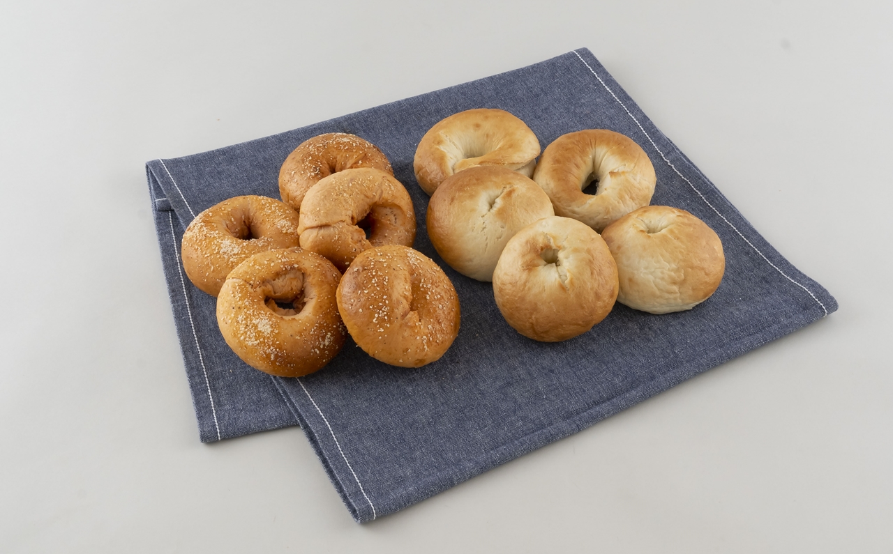 [E122p］佐世保アメリカンベーグル(プレーン5･トマト5)