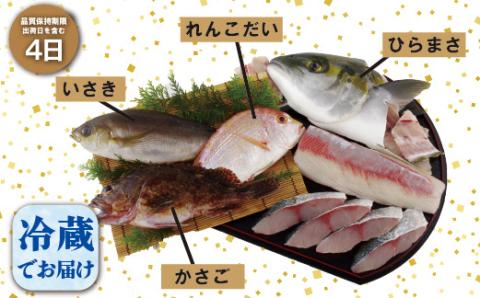 [A198p］五島列島旬の地魚大漁セット(約3人前)