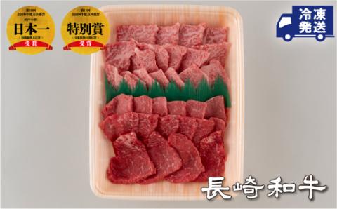 [B151p］長崎和牛カルビ･赤身焼肉用(500g)