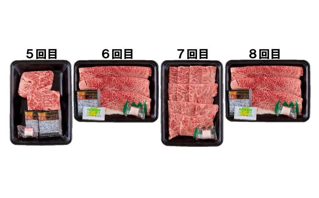 [B245p］《定期便》長崎和牛お届け便ミニ(12回)