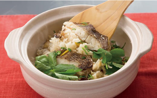 [A130p］〈長崎県産〉天然鯛の鯛飯の素(2人前を2セット)