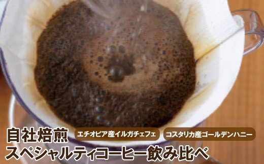 [E208p］自社焙煎スペシャルティコーヒー飲み比べ