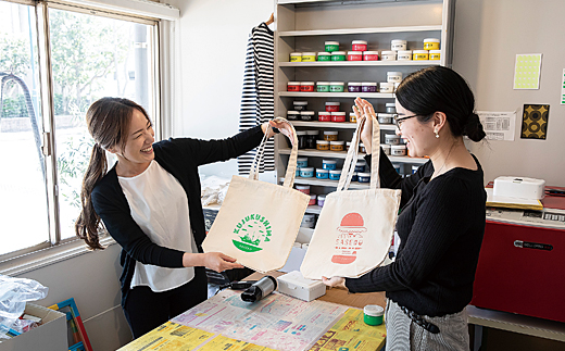 [H125p］トートバッグにプリント体験(2名)