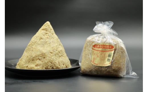 AI223 味噌 島原 手造り 生詰 まるいち味噌 900g 1個  [ みそ 無添加 国産 麦味噌 麦みそ マルイチ 塚原食品本舗 長崎県 島原市 ]