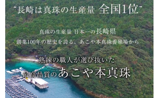 AI364-b Marycoco 長崎県産 極上 あこや本真珠 8.0～8.5mm ジュエリー 2点 セット [N975-1505 真珠 ネックレス ピアス あこや真珠 国産 あこや ファッション レディース メアリーココ 長崎県 島原市 ]