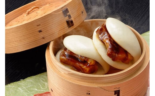 BE227長崎じげもん豚　角煮まんじゅう9個セット [ 豚まん 肉まん まんじゅう 冷凍 角煮 豚角煮 長崎県 島原市 ]