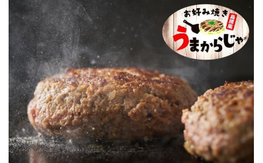CG020 島原鉄板焼き屋の一品 うまからじゃ手捏ねハンバーグ 150g×5個