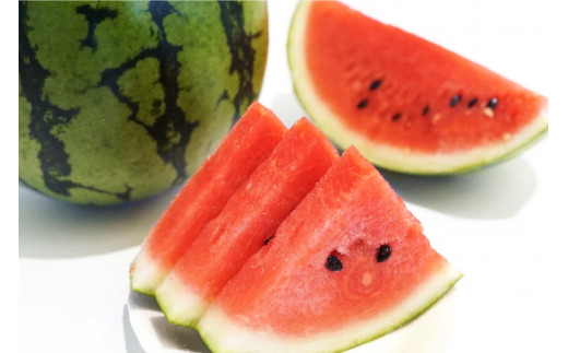 BH053【令和7年度出荷分】秋季出荷！大玉スイカ～羅皇（ラオウ）～（Lサイズ6kg以上×1玉入）[先行予約 数量限定 すいか スイカ 西瓜 フルーツ 果物 長崎 長崎県 島原市]