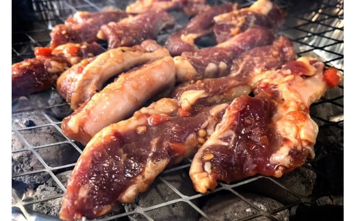 BE304【島原の恵み食べ比べ】長崎牛「サガリ肉」西京味噌漬け 500g・雲仙もみじ豚「中落ちカルビ」スタミナ焼き 600g