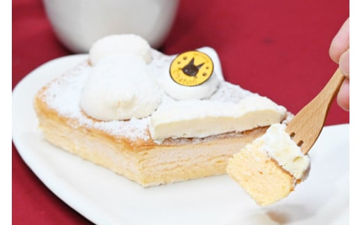 【2026年2月より順次発送】 AI183 スフレチーズケーキ 1個 [ チーズケーキ スフレケーキ チーズスフレ ふわふわ ケーキ 冷凍 スイーツ 焼き菓子 濃厚 パティスリーシャトン 長崎県 島原市 ]