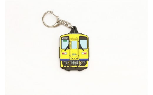 BF238 島原鉄道ラバーキーホルダー（キハ2500A形）キーホルダー 鉄道 電車 長崎県 島原市