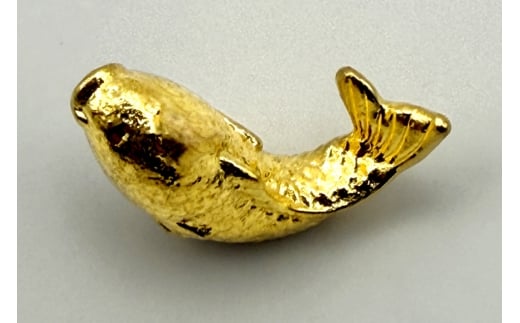 BJ251 K24 純金 鯉 8g 置物 鯉の泳ぐまち 島原記念オブジェ [ 金 24金 24K ゴールド gold 貴金属 インゴット 記念品 チャーム 投資 資産 長崎県 島原市 ]