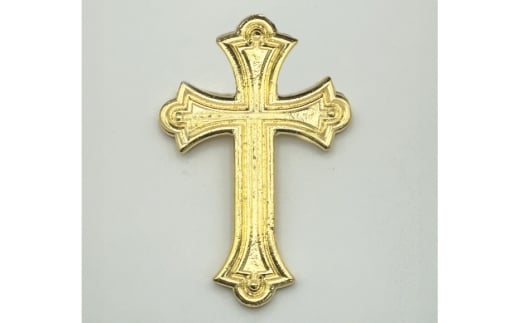 BJ254 K24 純金 十字架 37g 島原キリシタンモデル 記念オブジェ [ 金 24金 24K ゴールド gold 貴金属 インゴット 記念品 チャーム 投資 資産 長崎県 島原市 ]