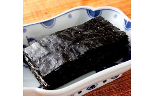 DE162 有明海産 潮の舞（塩のり・8切8枚入）　4袋 [ 海苔 のり 塩のり 8枚 長崎県 島原市 ]