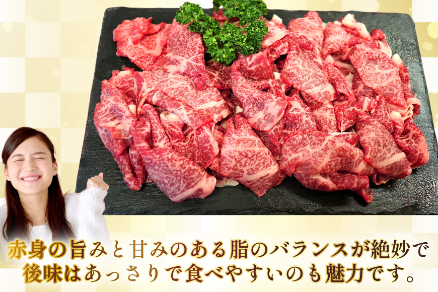 AJ510 長崎和牛 切り落とし (もも・バラ) 約1kg (500g×2P) [ 肉 牛肉 和牛 おいしい こま切れ カレー 肉じゃが まるしん商会 黒牛 長崎県 島原市 ]