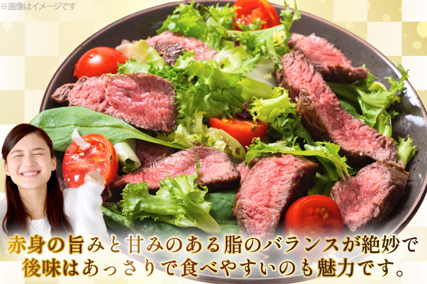 AJ527 【6回定期便】長崎和牛 ランプ ステーキ 約300g (150g×2枚)  [ 肉 牛肉 和牛 高級 モモ 外モモ 内モモ 牛モモ肉 おいしい ステーキ肉 まるしん商会 黒牛 長崎県 島原市 ]