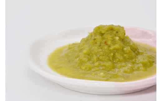 AE283島原の自家製柚子こしょう 1本（90g） 【無添加 無着色 保存料不使用】