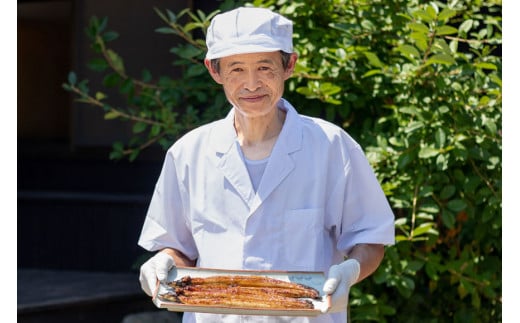 AF116【国産・数量限定】職人の本格炭火手焼きうなぎ4尾約600g【随時発送】