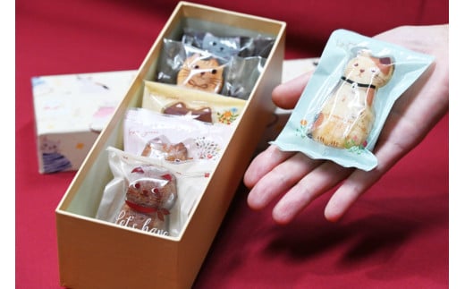 【2026年2月より順次発送】 AI191 フィナンシェ 4個 マドレーヌ 2個 [ 個包装 詰め合わせ セット 猫 かわいい 焼き菓子 プチケーキ バレンタイン スイーツ 菓子 パティスリーシャトン 長崎県 島原市 ]