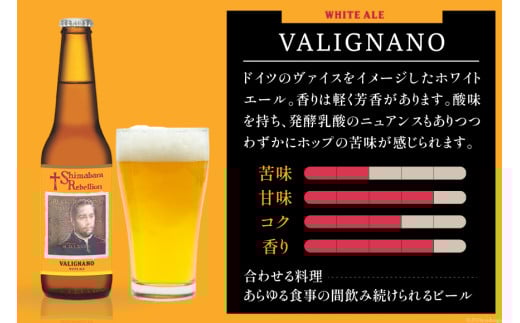 AI236 ビール 島原レベリオンビール 330ml (ヴァリニャーノ/ミゲル) 各1本 2本 セット [ クラフトビール 地ビール お酒 お洒落 瓶ビール ギフト 原城 海島 長崎県 島原市 ]