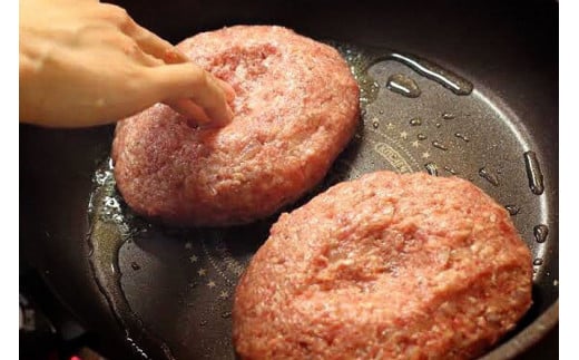 CG022 島原の人気店　和食・洋食・鉄板焼き屋 自慢のハンバーグ食べ比べ 6個セット