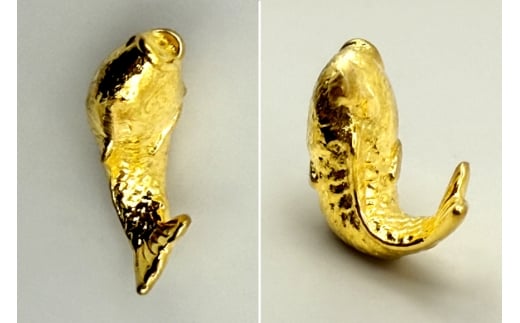 BJ251 K24 純金 鯉 8g 置物 鯉の泳ぐまち 島原記念オブジェ [ 金 24金 24K ゴールド gold 貴金属 インゴット 記念品 チャーム 投資 資産 長崎県 島原市 ]
