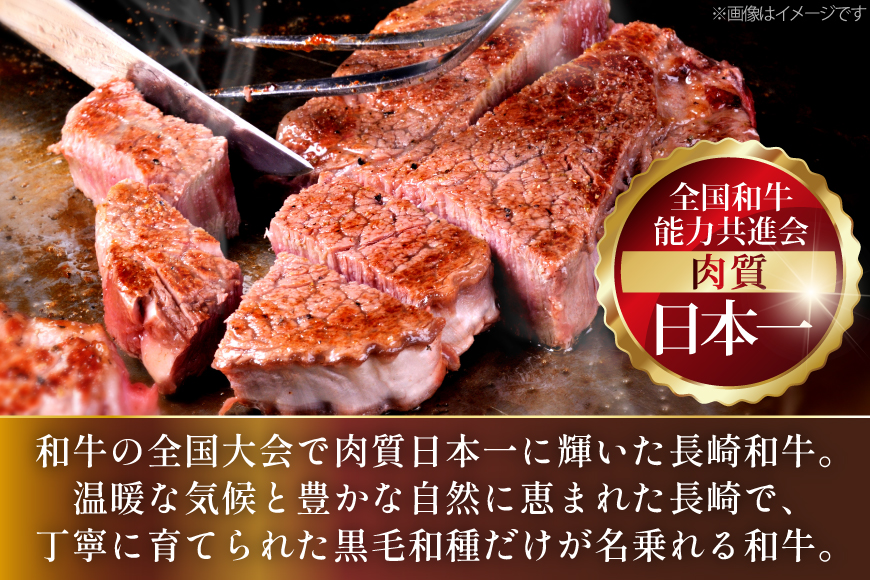 AJ538 【3回定期便】長崎和牛 ヒレ ステーキ 約450g (150g×3枚) [ 肉 牛肉 和牛 高級 おいしい ステーキ肉 まるしん商会 黒牛 長崎県 島原市 ]