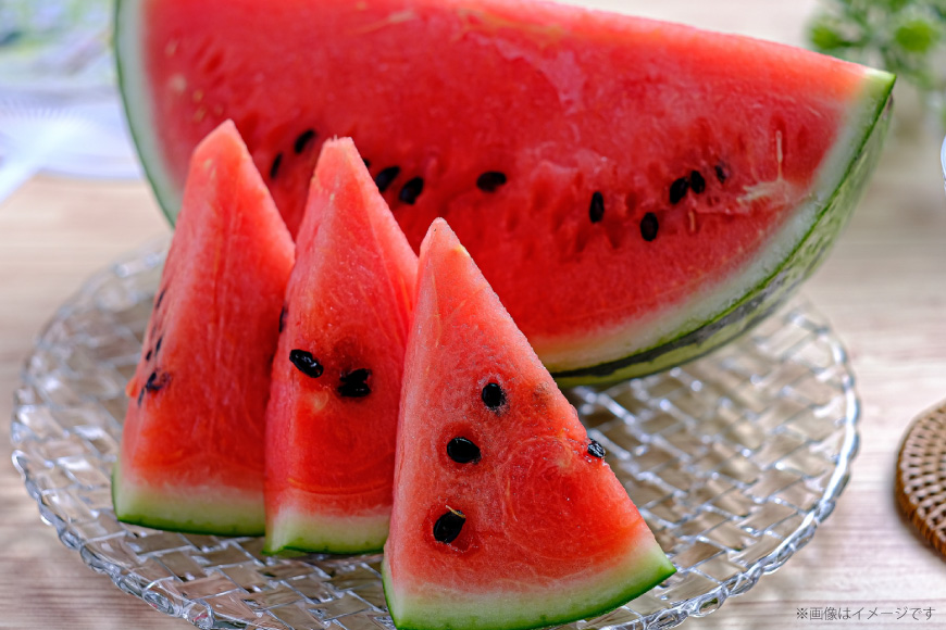 AJ644 【令和8年度出荷分】 島原スイカ倶楽部 大玉スイカ 羅皇ザ・スウィート 4Lサイズ 10～15kg [ 先行予約 数量限定 すいか スイカ 西瓜 フルーツ 果物 長崎 長崎県 島原市 ]