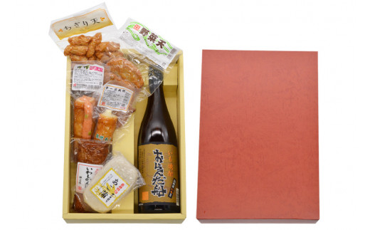 AF060島原ちょい呑みセット（芋焼酎と蒲鉾の詰合せ）