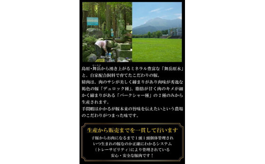 AF198食べて元気に！「舞豚」しゃぶしゃぶ用ロース・バラ