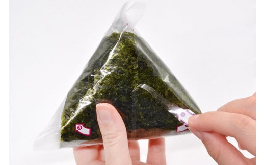 DE293 いつでもパリパリ！フィルム入りおむすび用焼のり（8個分）×2袋