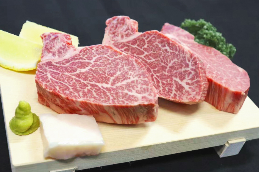 AJ498 長崎和牛 ヒレ ステーキ 約900g(150g×6枚) [ 肉 牛肉 和牛 おいしい ステーキ肉 まるしん商会 黒牛 長崎県 島原市 ]