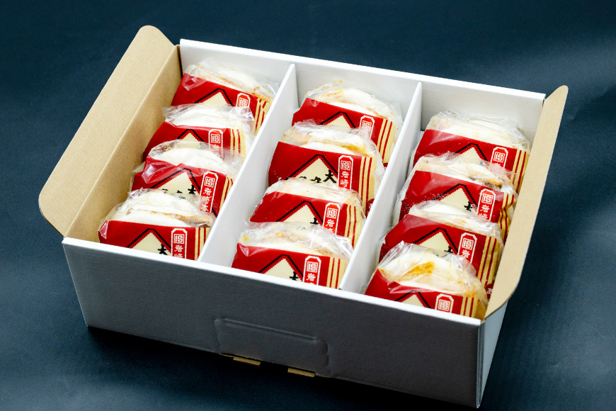 BJ060 岩崎本舗 【6回定期便】大とろ角煮まんじゅう 12個入 (箱) [長崎県 島原市]