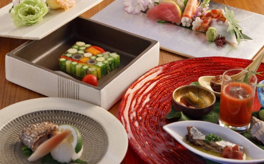 AD074 ミシュランプレート掲載のお料理店「まどか」お食事券（お一人様）