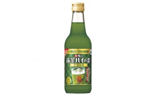 AE117寶「極上抹茶ハイの素」〈宇治抹茶〉360ml12本入