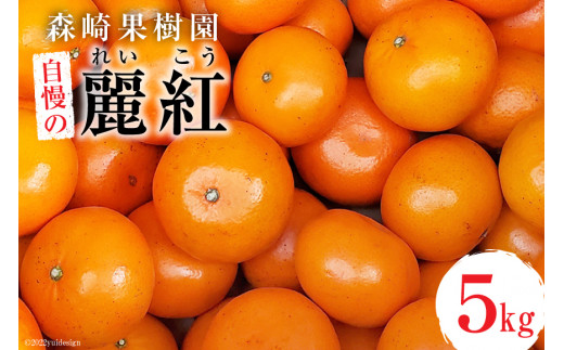 BD021 森崎果樹園自慢の『麗紅（れいこう）』5kg [みかん ミカン れいこう 麗紅 5キロ 果物 森崎果樹園 長崎県 島原市]