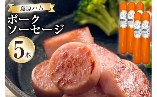 【BH021】 島原ハム　ポークソーセージ5本セット 【 ソーセージ ポークソーセージ セット 島原市 】