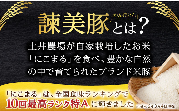 諫美豚 切り落とし（ウデ、モモ）1.5kg(300g×5) / 豚 豚肉 切り落とし 小分け / 諫早市 / 株式会社土井農場 [AHAD061]